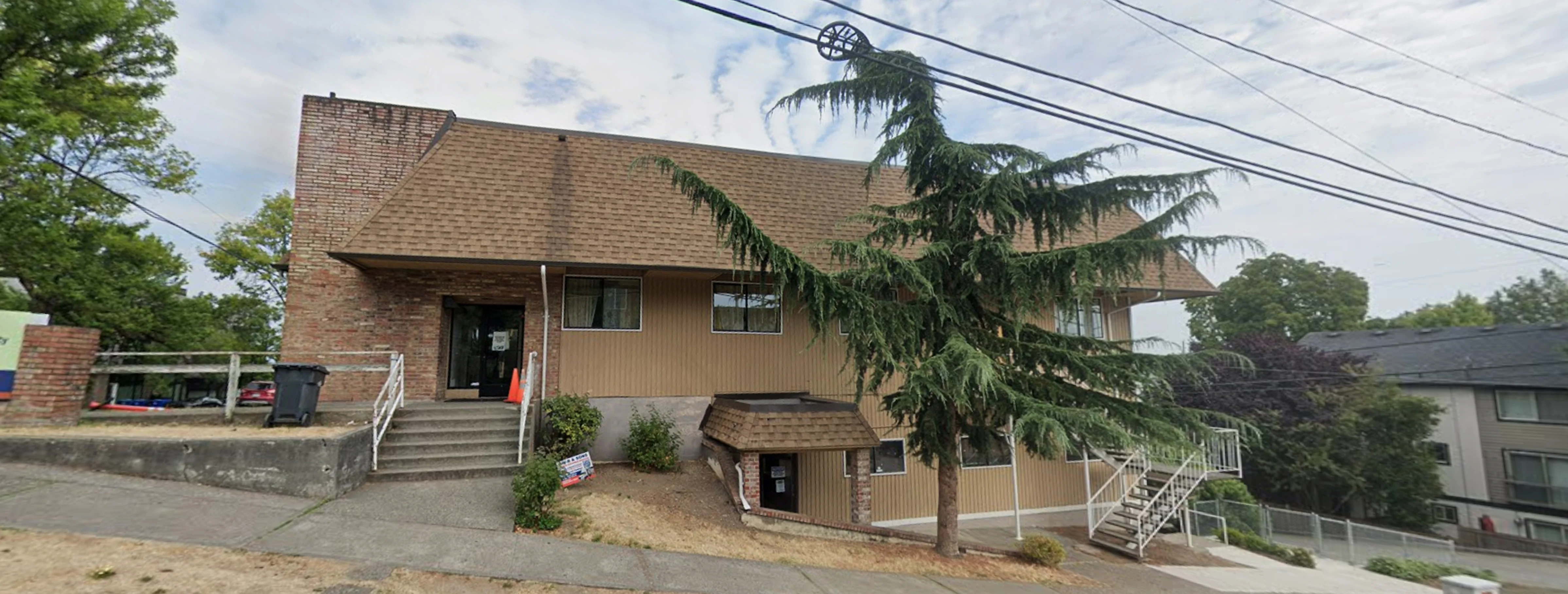 Exterior view of High Point Mosque Seattle building